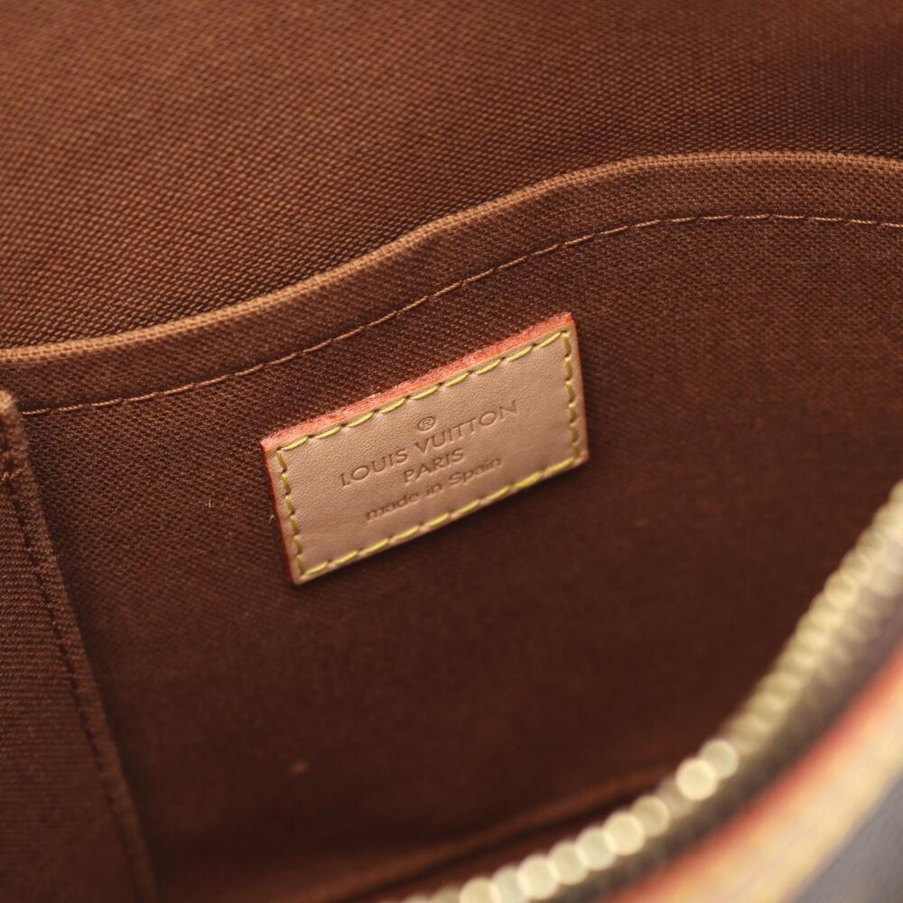 Louis Vuitton Odeon Shoulder Bag Canvas Leather Monogram Brown - Picture 4 of 8